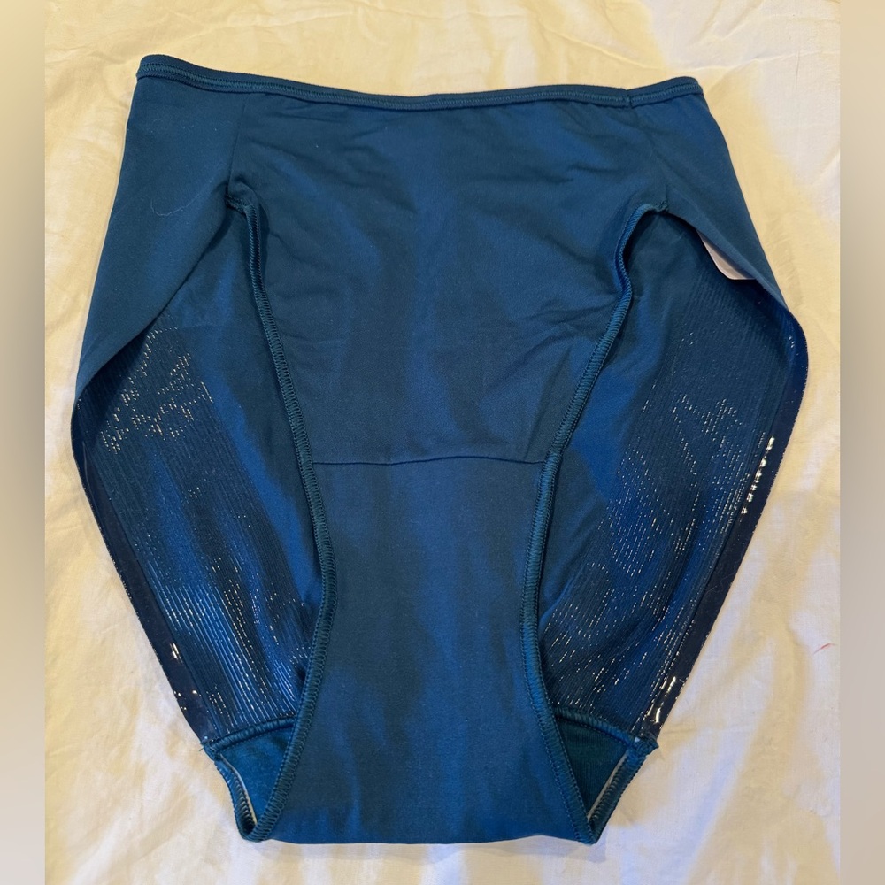 SOMA VANISHING EDGE MICROFIBER HIGH LEG- SZ S, BLUE MY MIND. NWT